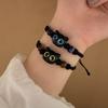 Chapeuzinho Vermelho Livro Mesmo Estilo Bonito Gatinho Preto Pulseira Antiga Design Corda Trançada Enviar Pulseira de Casal Pulseira Trançada Laço
