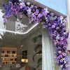 Jardín de Monet Popular Check-In Paisajismo Cascada de Flores Artificiales Arreglo Tienda Check-In Ventana de Flores Artificiales Decoración