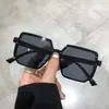 Novos Óculos de Sol Femininos de Alta Qualidade Estilo Coreano, Anti-UV, Protetor Solar, Óculos de Dirigir, Óculos de Sol Poligonais com Armação Grande