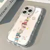 Estuche para iPhone 17 Pro Max Cream Mirror Apilable Compatible con Shin-Chan Aceite 16 Nuevo 15 Dibujos Animados 14 Piezas