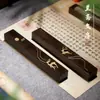 Pesa de Papel y Regla Creativa de Madera Maciza Lanzhai para Caligrafía, Herramienta Especial para Presionar Papel y Libros, Esencial para Principiantes en Escritura con Pincel