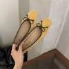 Mocasines retro de gamuza versátiles estilo coreano con punta cuadrada y boca poco profunda con lazo, zapatos planos sin cordones, bailarinas para mujer