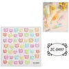 Pegatinas Creativas de Dibujos Animados Transfronterizos Lindas 5D Estéreo Gelatina Pegamento Suave Pegatinas de Relieve Pegatinas para Cuaderno de Graffiti DIY Autoadhesivas