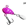 Vib Submarino de Largo Alcance Metal Plomo Pez Spinnerbait Giratorio Señuelo Biónico para Provocar Lubina a Través de Todas las Capas de Natación
