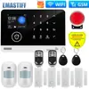 Bestseller transfronteiriço Tuya APP WiFi GSM sistema de alarme anti-roubo para casa inteligente segurança