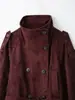 ZA comércio exterior transfronteiriço moda feminina item quente 2026 outono novo jaqueta moda europeia e americana com cinto e efeito de textura camurçada