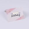 Comércio Exterior Aliexpress Estilo Ins Hot Stamping Cartão de Felicitações Dobrável Presente de Aniversário Cartão Pequeno Fresco Presente Floricultura Bolo