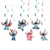 Pingente Espiral Costura Azul Novo Transfronteiriço Tema Bebê Interestelar Festa de Aniversário Decoração Suspensa
