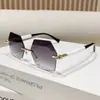 2026 Nuevas Gafas de Sol Poligonales Sin Marco de Moda Europea y Americana para Hombre, Gafas de Sol Personalizadas de Alta Gama con Protección Solar para Exteriores para Hombre