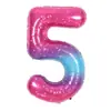 Globos de Foil de Número Grande de 40 pulgadas con Degradado Globos de Foil de Número con Estampado de Estrella Degradada Decoración de Cumpleaños Venta al por Mayor