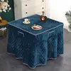 Nueva Cubierta de Fuego para Hornear de Terciopelo de Leche Cubierta de Mesa de Fuego para Hornear Cubierta de Tela para Mesa de Horno Eléctrico Doméstico Cubierta de Horno Eléctrico