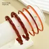 Bestseller transfronterizo: Set de pulseras lujoso y de alta gama en un estilo minimalista vintage, hecho de resina y acrílico, para mujeres