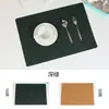 Tapete de Mesa para Computador de PVC, Mouse Pad Impermeável e Resistente a Óleo, Padronizado, Textura Suave tipo Cortiça, Base de Mesa de PVC Anti-Manchas