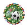 Decoración para Fiesta de la Copa Mundial de Fútbol Popular Transfronteriza Set de Suministros Servilleta Mantel Pancarta Diseño de Escena de Fiesta