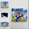 Bolsa para Monedas Super Mary Mario Bros Mario Estudiante Hombres y Mujeres Billetera Plegable de Cuero PU Porta Tarjetas