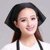 Gorro de cocinero para camareros, hombres y mujeres, para trabajo de cocina, con pañuelo para la cabeza, para cocina japonesa, restaurante, olla caliente, tienda, toalla triangular, sencillo