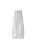 Otoño 2026 Nuevo Estilo Pantalones de Guadaña Patchwork Estilo Americano Blanco M-5XL HK26815-TeP31
