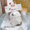 Pequeños regalos de fiesta empaquetados individualmente, lindos colgantes de peluche, muñecos de dibujos animados, muñecos para lanzar en bodas, recuerdos de fiesta y decoraciones colgantes