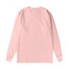 250g Heavy White manga comprida T-Shirt Base Shirt Inner Top Cotton Loose Cotton Moda masculina e feminina imprimível