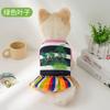 Vestido de princesa chaleco mediano para perro falda para gato perro falda con tirantes para mascota falda con tirantes para perro
