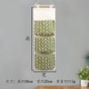 Bolsa Colgante Impermeable de Algodón y Lino para Almacenamiento en Casa, Bolsa de Almacenamiento de Tela de Tres Bolsillos Montada en la Pared para Detrás de la Puerta