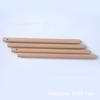 Palo redondo de madera de haya con espiga perforada, hecho a mano, de caucho fino, pequeño palo redondo, palo redondo de haya, palo de madera para modelar