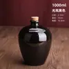 Potes de cerâmica de barro para vinho no atacado 1kg 2kg 3kg 5kg 5kg para uso doméstico, potes selados para armazenamento na adega com tampas de cerâmica e rolhas de madeira
