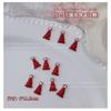 Accesorios para uñas año nuevo estilo nacional parche metálico rojo perla fortuna doble felicidad decoración de uñas nupcial