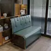 Mesas y Sillas de Bar Retro, Cantinas Pequeñas, Bares Musicales, Sofás de Cabina, Cafeterías de Té de Leche, Cafés, Restaurantes de Barbacoa, Juegos de Sillas de Comedor