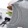 Camiseta Casual para Viajero Cuello Redondo Elástica Ajustada Base de Hombro para Mujer Sencilla Ajustada Verano Nuevo Top para Mujer