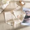 Ropa interior femenina suave al tacto, de alta elasticidad, sin costuras y cómoda, transpirable, que envuelve la cadera, calzoncillos dulces, sencillos, de talle medio
