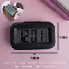 Despertador activado por voz para ancianos y ciegos, reloj de mesita de noche, despertador para estudiantes, reloj electrónico recargable con luz nocturna