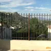 Cerca Protetora de Ferro Forjado para Jardim Italiano Grade de Proteção de Ferro Forjado para Pátio de Casa Europeia
