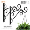 Gancho Metálico de Jardín Colgante de Pared Soporte para Plantas Maceta Decorativa para Comedero de Pájaros Campana de Viento Lámpara Colgante de Jardín Almacenamiento