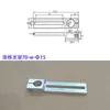 Soporte Deslizante de Aleación de Aluminio Fijación Manual Mecánica para Fijación de Tuberías de Acero con Conexión Universal Bloque Deslizante 40/70/110