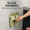 Estante para Secar Zapatos de Baño sin Taladro, Gancho para Pantuflas, Estante Drenante para Azulejos de Baño, Estante de Almacenamiento Montado en la Pared, Producto Genuino
