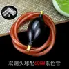 Tubo de drenaje para bandeja de té con bola absorbente mesa de té soporte para té mesa de té drenaje manguera suave antimoho preparación de té conector de juego de té duradero buena bola