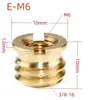 Trípode Monopie Gimbal Accesorios Cámara SLR Fotografía Tuerca 1/4 Conversión Mutua Tornillo Adaptador de Conversión 3/8