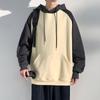 Sudadera con capucha de marca de moda para hombre, primavera y otoño, prenda interior para estudiante, estilo Hong Kong, holgada, casual, color liso, sudadera para hombre, estilo de hombre