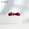 Wjia Pasador de Pelo con Lazo Brillante Francés Pinza Lateral Pinza para Flequillo Lateral Pinza Pequeña para Mujer Pinza de Acetato Tipo Pato Pasador