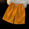 Verano 2024 nuevos shorts de color liso para hombre y mujer pareja estudiante deportivos secado rápido tres cuartos casuales finos pantalones de playa