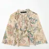 Camisa Feminina de Manga Longa Oversized Mista Europeia e Americana Transfronteiriça Verão 2026 90595