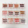 Comércio Exterior Transfronteiriço Manicure Unhas Vestíveis Borda Francesa Unhas Postiças Elegante Acrílico Caixa com Adesivos de Unha Manicure Vestível