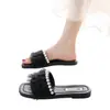 Sandalias Planas de Verano para Mujer 2026 Nuevo Estilo de Hada Versión Coreana Versátiles con Faldas Sandalias Planas sin Cierre Estilo Chanel