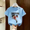 Ropa de Verano para Niños Outfits Frescos y con Estilo para Niños Camiseta de Algodón Puro de Manga Corta Moda 2026 Nueva Marca de Tendencia para Niños Mayores