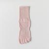 Calcetines sin dedos para mujer de verano de algodón puro fino de media caña absorbe el sudor antibacterianos antiolor antipilling calcetines de dedo para mujer