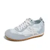 [Personalizado] Tênis Branco Bn2005 para Mulheres, Novo Modelo Outono 2025, Sapatos Casuais Esportivos Impermeáveis Feitos de Tecido de Guarda-chuva