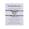 Moda europea y americana estilo vacacional acrílico luminoso cara sonriente impermeable hilo encerado tejido pulsera tobillera para 2 tarjetas