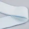 Fita de Velcro Elástica 4cm, Alta Elasticidade, Tira de Nylon Macia, Fita Azul Claro, Fornecimento Direto do Fabricante de Acessórios para Vestuário