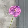 Flores Artificiais Roxas, Rosas, Hortênsias para Casamento, Flores de Seda, Rosas Decorativas para Paisagismo, Mar de Flores em Cascata Famoso na Internet